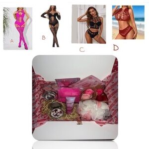 Valentine Lingerie Gift Box(One size fits most)
A, B, C, or D. Check description